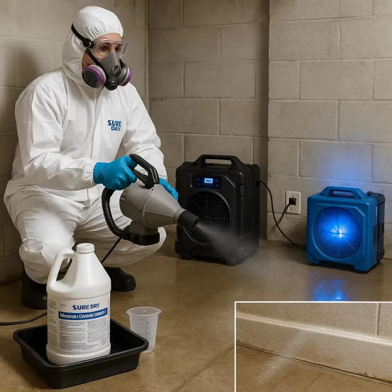 Sanitization and Odor Removal process in Beverly Hills, MI